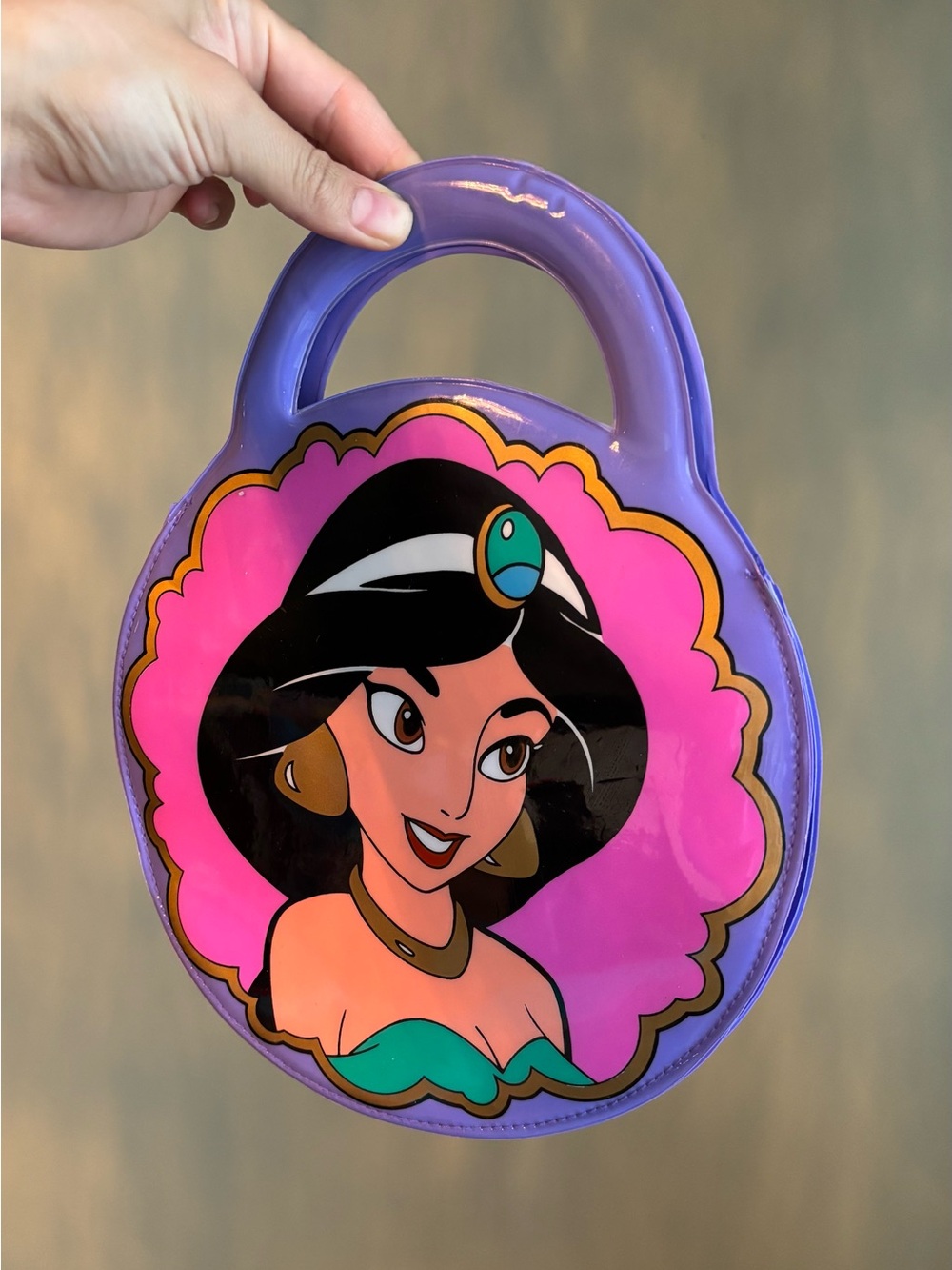 Vintage Y2K Disney Princess Jasmine Vinyl Handbag